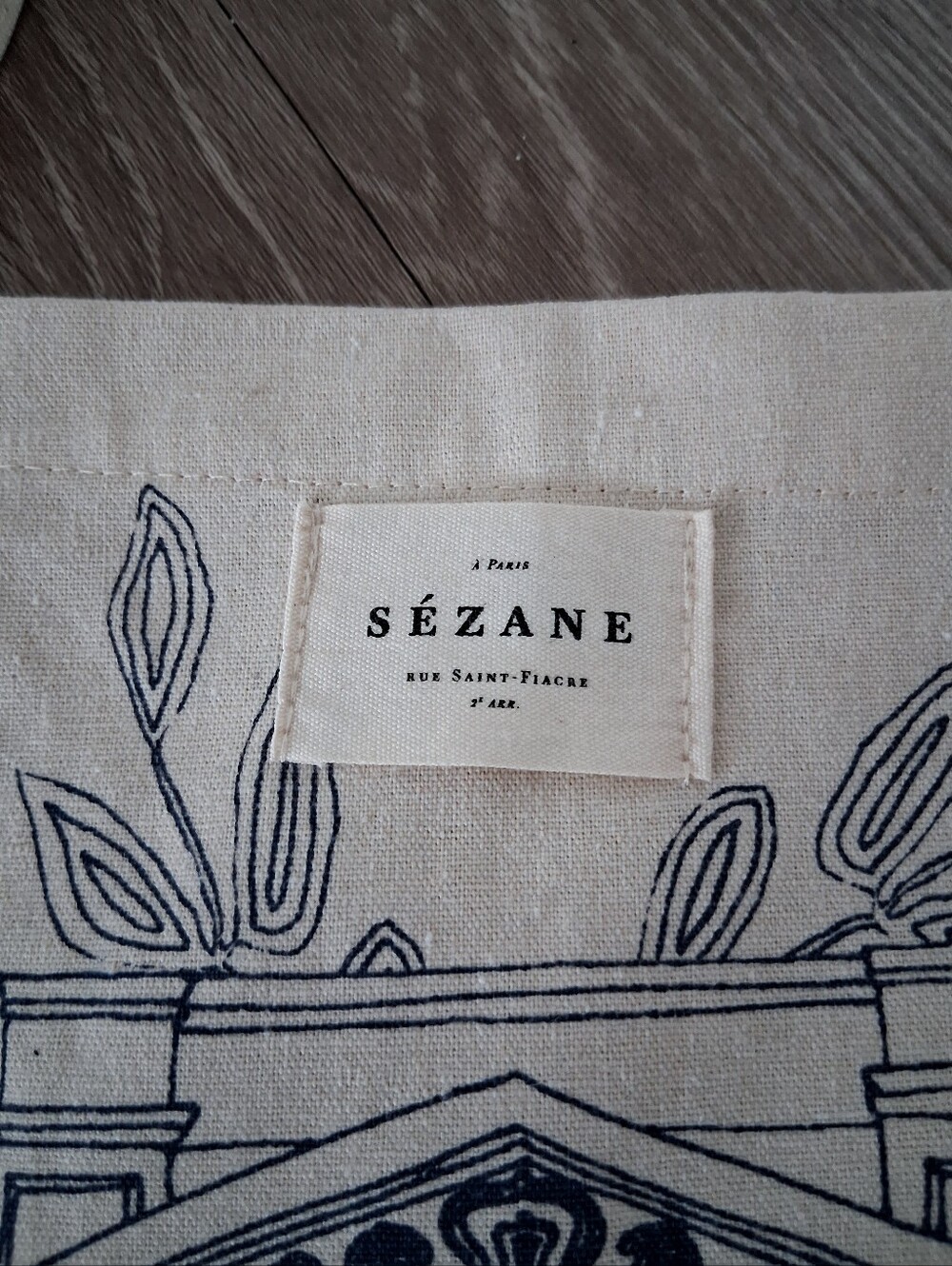 Sezane × Maia Bunge Paradiso Jungle Canvas Tote - Picture 6 of 15